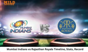 Mumbai Indians vs Rajasthan Royals Timeline