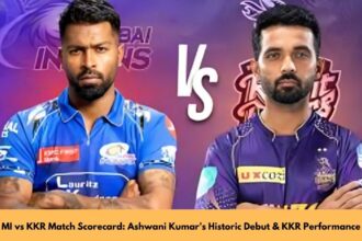 MI vs KKR Match Scorecard