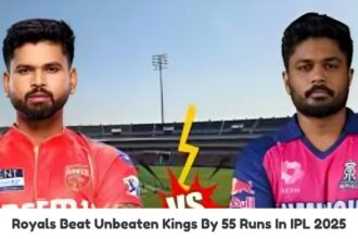 Royals Beat Unbeaten Kings By 55 Runs In IPL 2025