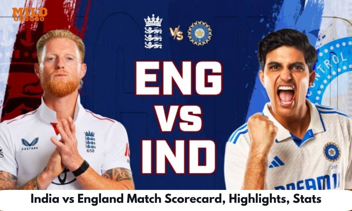 India vs England Match Scorecard