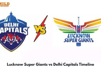 Lucknow Super Giants vs Delhi Capitals Timeline