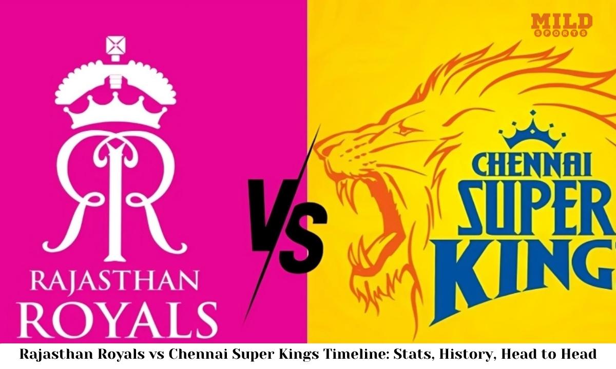 Rajasthan Royals vs Chennai Super Kings Timeline