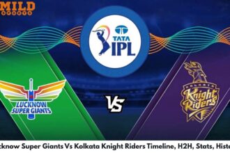Lucknow Super Giants Vs Kolkata Knight Riders Timeline
