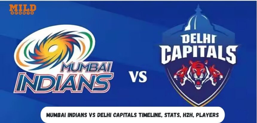 Mumbai Indians vs Delhi Capitals Timeline